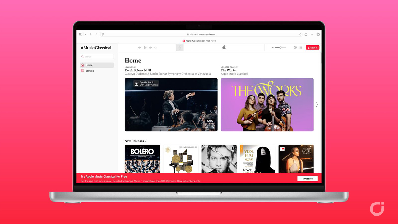 Apple Music Classical sbarca sul web: ora è accessibile anche da desktop