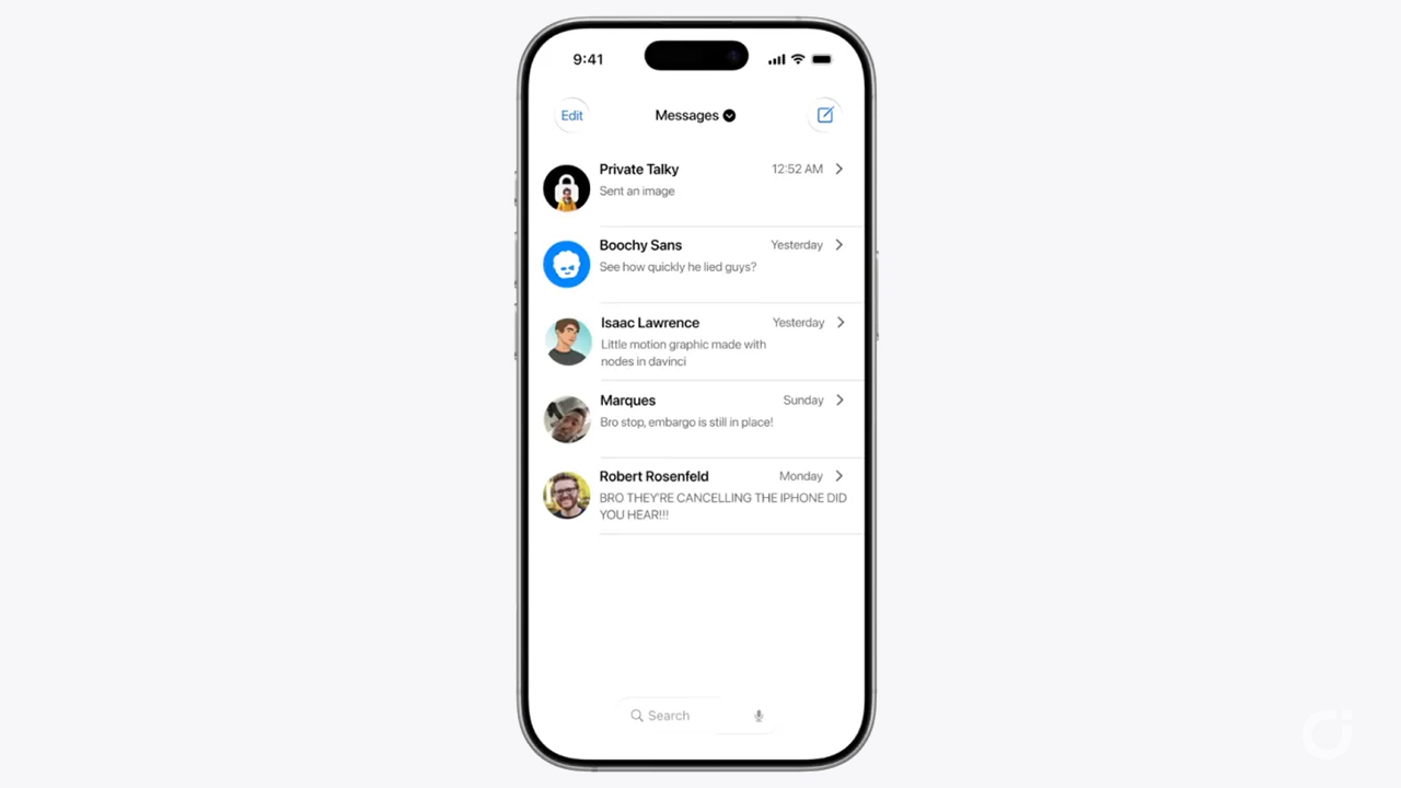 iOS 19 potrebbe spostare la barra di ricerca in basso per chi usa iPhone con display grandi