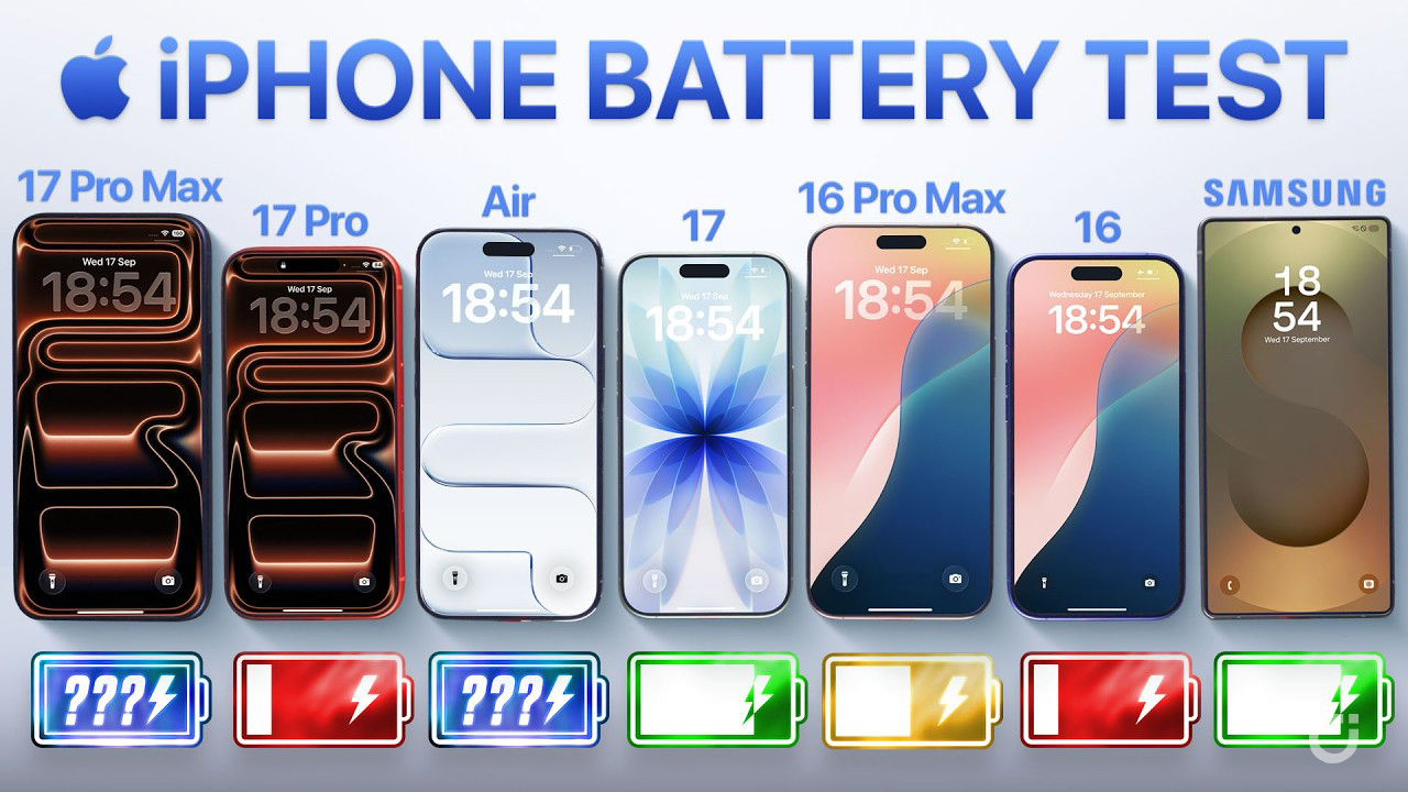 iPhone 17 Pro Max supera il Galaxy S25 Ultra nei test sulla durata della batteria