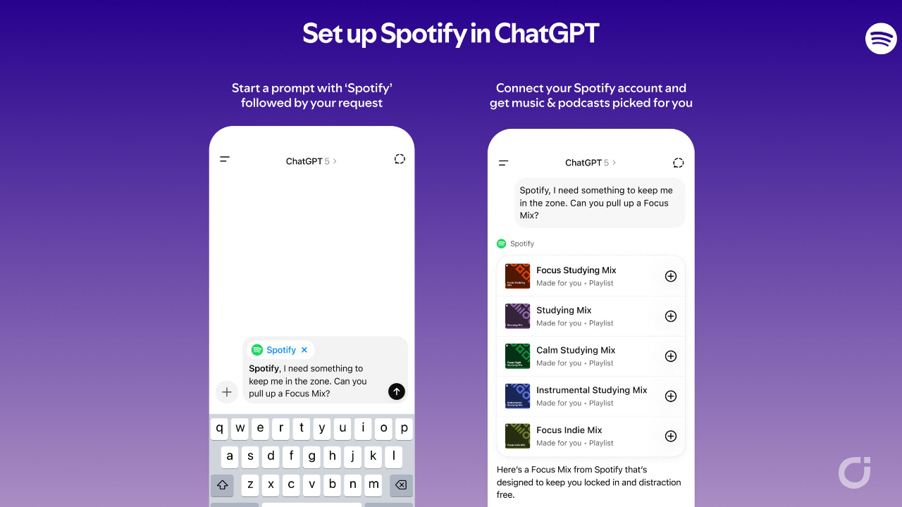 ChatGPT ora interagisce con più app tra cui Spotify, Canva e Figma